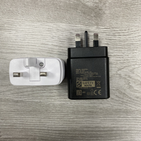 Pengisi daya multi-dinding portabel, 25W tipe-c PD UK Plug portabel, pengisi daya ponsel, adaptor catu daya, pengisian cepat