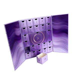 Inventario Cajas <span class=keywords><strong>de</strong></span> embalaje <span class=keywords><strong>de</strong></span> papel Impresión 24 días Caja misteriosa Sorpresa Navidad Adviento Calendario Caja para regalo - Product Image 5