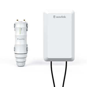 Wavlink ไวไฟกลางแจ้งกำลังสูง 2 เสาอากาศ IEEE 802.11n เสาอากาศแบบแบน  ฐานกันน้ำ  รองรับ POE กำลังสูง - Product Image 2