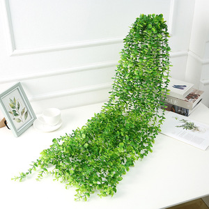 Thousand Couples Artificial Eucalyptus <b>Wall</b> Hanging 1.2M Plastic Green <b>Leaves</b> Home Wedding <b>Decoration</b> - Product Image 3