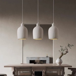<span class=keywords><strong>Lampadario</strong></span> Wabi Sabi Classico con Paralume in Resina, Lampada a Sospensione <span class=keywords><strong>Nuvola</strong></span> Bianca Stile Nordico per Ristorante - Product Image 6