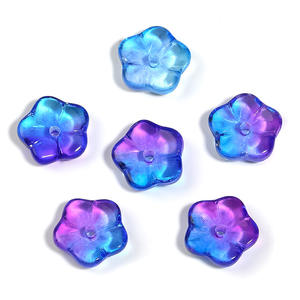 Fashionable Multi-color Straight-hole <b>Acrylic</b> Flower <b>Beads</b> for DIY Handmade Materials Bracelets Mobile Phone Chains Accessories - Product Image 3