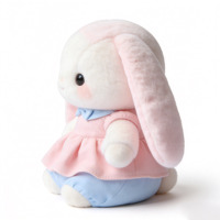 Mini jouets en peluche lapin personnalisés, jouets en peluche animaux mignons, vente en gros de jouets en peluche personnalisés, porte-clés en peluche