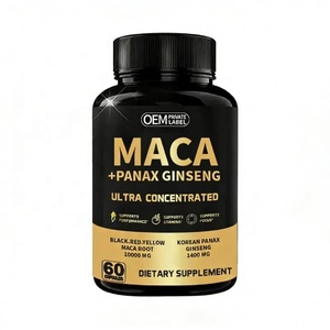 Factory Supply Customized Maca Ginseng Capsules Maca Root Capsules for Man Boosts Stamina &Performance - Product Image 1