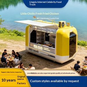 Food Trailer Mobile Catering Cart Dining Cart Commercial Stall Fried Multi-Functional Gourmet Car Mobile Entrepreneurial Network - Product Image 2