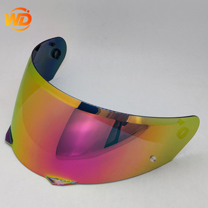Nouvelle visière de remplacement pour casque intégral HJ-33 I90 - Écran miroir multicolore <span class=keywords><strong>Iridium</strong></span> anti-UV anti-rayures pour moto - Product Image 5