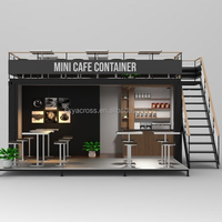 Conteneur maritime transformé : Kiosque de café mobile rapide, supermarché en conteneur de 20 pieds, stand de vente rapide