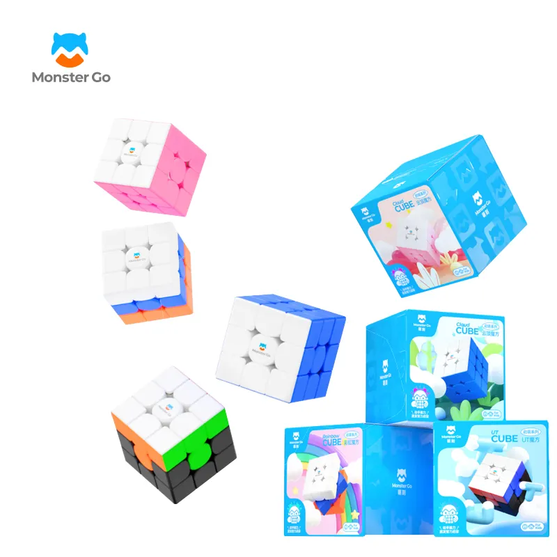 Mostro Go MG3 nuvola/arcobaleno/UT Cubo 3x3x3 Cubo Magico Puzzle 3x3 velocità Cubo Magico educativo Puzzle Game giocattoli