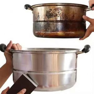 Éponge de cuisine pour vaisselle, bloc de ponçage, brosse à casseroles, anti-rouille, détartrant, haute performance, tampons à récurer - Product Image 3