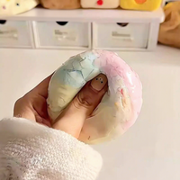 Jouet de balle miniature fait main pour enfants, en silicone ultra-doux, sonore ASMR, activé par le son, anti-stress, avec rembourrage éclatant