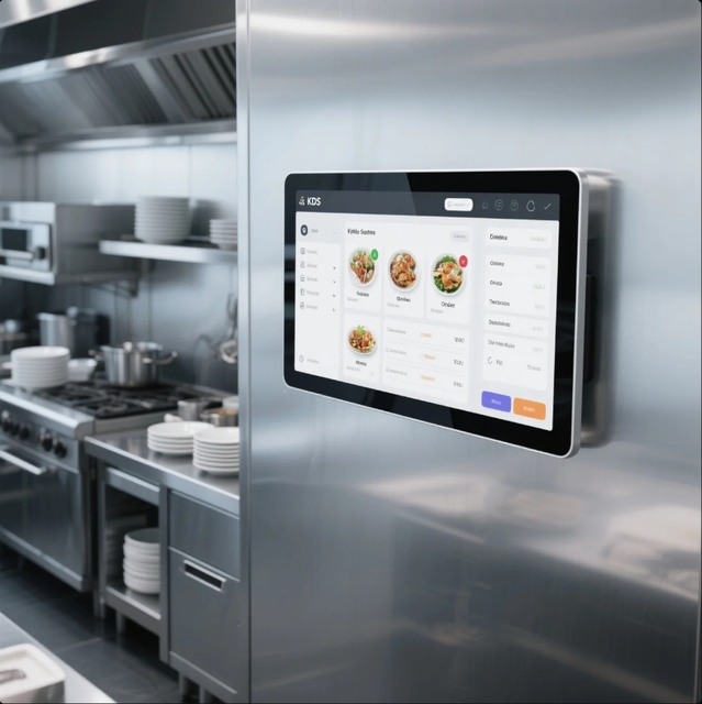 Wholesale 15.6"/21.5"/23.8" Kitchen KDS Touch Display IP65 Waterproof & Heat-Resistant for Commercial Order Displays All-in-one