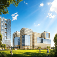 Edificio de Soporte para Complejo Comercial, Torre de Oficinas de Estructura de Acero de Gran Altura Personalizada