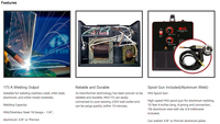 Lotus Mig-200 Mesin Las Mig Gasless 200 Amp Igbt Inverter Pulse Mig Tukang Las Plasma Saldatrice