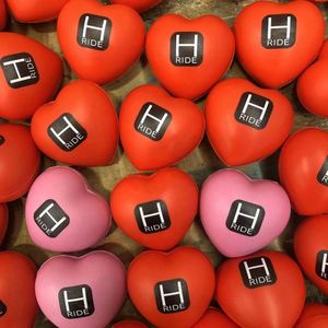 Advertising Promotion Custom LOGO Cute PU Foam Eco-Friendly Release Pressure <b>Squeeze</b> <b>Ball</b> Heart Shape Stress Reliever - Product Image 6