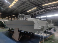 Bateau de travail en aluminium de 5,8 m (19 pieds) pour le transport de marchandises, bateau de plongée pour les excursions entre les îles, ou bateau de débarquement à vendre