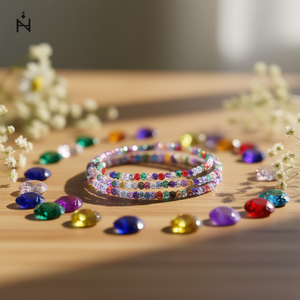 Pulsera Angelina con cuentas de cristal y diamantes de imitación, joyería para mujer, accesorio de moda, uso diario, estilo moderno - Product Image 2