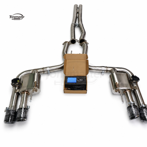 ท่อไอเ<span class=keywords><strong>ส</strong></span>ียแบบ Catback <span class=keywords><strong>ส</strong></span>ีดำปลายสี่เหลี่ยม SS304 <span class=keywords><strong>ส</strong></span>ำหรับรถ<span class=keywords><strong>ฟ</strong></span><span class=keywords><strong>อร</strong></span><span class=keywords><strong>์ด</strong></span> <span class=keywords><strong>มั</strong></span><span class=keywords><strong>ส</strong></span><span class=keywords><strong>แตง</strong></span> จีที S550 ปี 2018-2023 เครื่องยนต์ 5.0L Coyote V8 แบบมีวาล์ว  ขัดเงาแบบ Mirror Polished เสียงทุ้ม  ชุดแต่งสำหรับรถแข่ง - Product Image 1