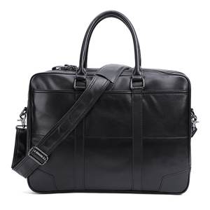 Hot Luxury Vintage Genuine <strong>Leather</strong> <strong>Briefcase</strong> for Men Soft Office Business Bag with High Quality - Product Image 6