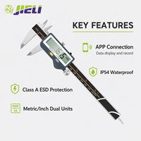 Pied à coulisse numérique étanche IP54, précision 0,04 mm, écran LCD, pied à coulisse numérique de qualité 300 mm, ODM OEM, mesure de profondeur/creux interne