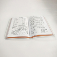Couverture en cuir de luxe personnalisée pour journal de prière juif hébreu, impression de livre biblique
