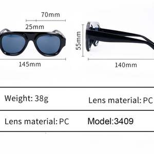 Gafas de Sol de Piloto Cuadradas con Logotipo Personalizado, Estilo Vintage 2025, para Hombre, Color Verde Leopardo, Parte Superior Plana, Extra Grandes, Protección UV400, para Mujer - Product Image 6