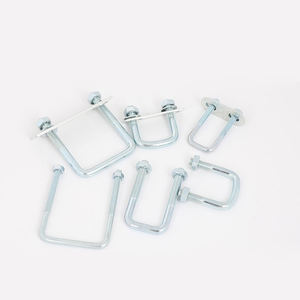 Pieza de suspensión de semirremolque personalizada de fábrica de China, perno en <span class=keywords><strong>U</strong></span> cuadrado con tuercas personalizables para pernos en <span class=keywords><strong>U</strong></span> de camión o remolque - Product Image 5