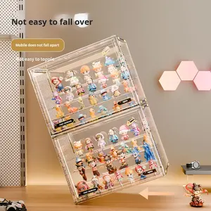 Vitrine Moderne en Acrylique Transparent, Boîte <span class=keywords><strong>de</strong></span> <span class=keywords><strong>Rangement</strong></span> Empilable Multi-Niveaux pour Figurines, Objets <span class=keywords><strong>de</strong></span> Collection et Jouets, Anti-Poussière - <span class=keywords><strong>Grande</strong></span> Vente - Product Image 5