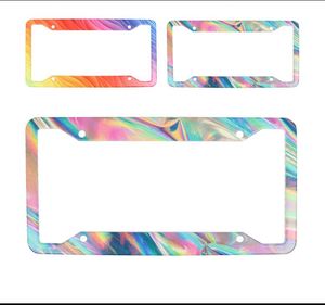 Custom Design Car Accessories 2026 Colorful <b>License</b> Plate <b>Frame</b> for USA - Product Image 2