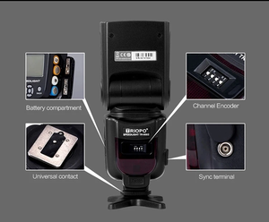Triopo TR-950II phổ tốc độ ánh sáng <span class=keywords><strong>flash</strong></span> tr950ii máy ảnh đèn <span class=keywords><strong>flash</strong></span> với G4 kích hoạt cho <span class=keywords><strong>Nikon</strong></span> Canon Sony Fujifilm - Product Image 2