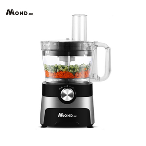Mond.uk Picadora de <span class=keywords><strong>Carne</strong></span> Comercial de 600W, Procesador de Alimentos, Rebanadora, Trituradora Multifunción, Picadora de Jengibre y Ajo, 30 Minutos de Trabajo Continuo - Product Image 2