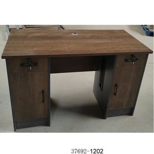 Escritorio de Oficina Moderno con Gabinete de Almacenamiento de Madera, Diseño Contemporáneo para Oficina en Casa, Independiente 37692-108 - Product Image 3