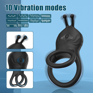 New SY GM-499 Nata Semen Locking Ring Men's Prostate Massage 10-Frequency <b>Vibration</b> Wireless <b>Remote</b> <b>Control</b> Silicone Soft Adult - Product Image 4