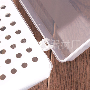 Caja de Almacenamiento para Pipetas Hongbolai 10vl96, con Tapa Abatible, Perfil Bajo, Color Blanco - Product Image 4