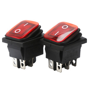 KCD4 Rocker <b>Switch</b> 16A 220V Waterproof SPST 4/6 Pin <b>Power</b> <b>Switch</b> For Noodle Cooker - Product Image 1