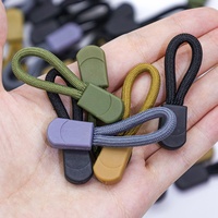 Extracteur de fermeture à glissière et extracteur de corde en plastique de remplacement de cordon de sac de voyage et de valise avec fixateur de boucle cassée pour la réparation de tente