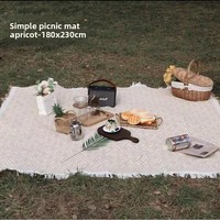 Tapis de sol de tente épais et résistant à l'humidité, pour pique-nique, camping, plage, fournitures d'extérieur, toutes saisons, pour 2 à 4 personnes