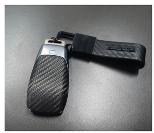 Carbono seco mate para llavero de fibra de carbono Mercedes proceso de carbono seco personalizado con alta dureza y sin miedo al desgaste - Product Image 3