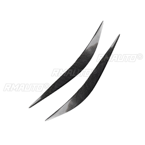 ฝาครอบตกแต่งคิ้วไฟหน้าคาร์บอนไฟเบอร์ 2 ชิ้น สำหรับ BMW F32 F33 F36 2012-2017 F80 M3 F82 F83 M4 2014-2016 - Product Image 3