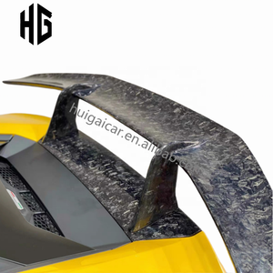 Le plus récent becquet de lèvre de pare-chocs en carbone de Style <span class=keywords><strong>Performante</strong></span> pour Lambor <span class=keywords><strong>Huracan</strong></span> Lp610 Lp580 pièces de becquet d'aile arrière - Product Image 3