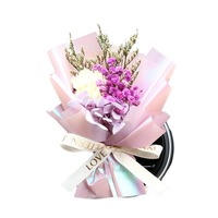 Désodorisant Personnalisé pour Voiture, Bouquet de Fleurs Séchées, Parfum d'Ambiance Aromathérapie
