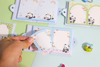 Vente en gros d'usine de carnets mini panda coffret cadeau souvenir animal mignon journal de voyage avec serrure pour fille