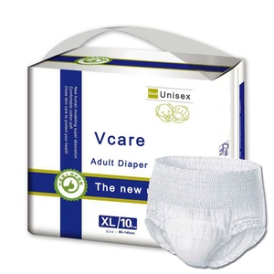 Pañales Desechables Tipo Pantalón Vcare Grado B para Hospital, Impresos, con Prevención de Fugas 3D, Tela No Tejida, Súper Absorbentes - Product Image 1