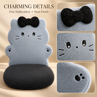 Coussin de siège de voiture en peluche dessin animé, ensemble complet, chaud pour l'automne et l'hiver, matériau écologique, design personnalisé, ajustement universel pour Golf
