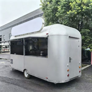 Remolque de Comida VIC de Acero Inoxidable, Camioneta de Comida Móvil Multifuncional con Estación de Dulces en Venta - Product Image 3