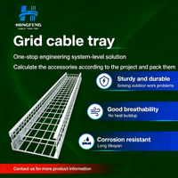 Kabel Tray Kawat Baja Galvanis Industri Kokoh Tahan Lama Disipasi Panas yang Sangat Baik Pemasangan Mudah Bersertifikasi CE Data