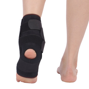 <b>Ankle</b> <b>Support</b> Brace One Size Fits All Black Nylon Adjustable For Adults Unisex Foot Protection - Product Image 1