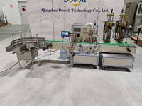 Ligne de production industrielle de liquides DOVOLL FMQ-B pour yaourt, boissons, eau, lait – Système automatique de bureau haute précision