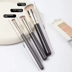 Brocha <span class=keywords><strong>de</strong></span> <span class=keywords><strong>Maquillaje</strong></span> Premium para Difuminar, Controlar el Contorno, Iluminar el Contorno <span class=keywords><strong>de</strong></span> Ojos, Cubrir Manchas, Definir el Contorno, Brocha Plana Angulada para Corrector - Product Image 3