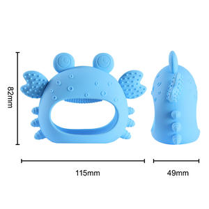 Caoutchouc anti-mordant en silicone, empêchant les bébés de <span class=keywords><strong>sucer</strong></span> leurs pouces et atténuant l'inconfort pendant la dentition - Product Image 3