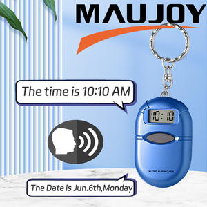 Porte-clés parlant anglais/allemand/français/espagnol/italien annonçant l'heure, <span class=keywords><strong>la</strong></span> date et <span class=keywords><strong>la</strong></span> <span class=keywords><strong>semaine</strong></span> du jour pour les malvoyants et les personnes âgées - Product Image 4